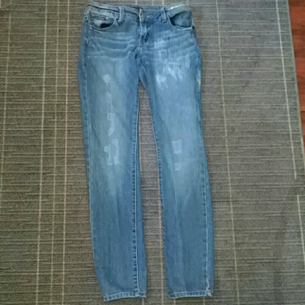 Women's painted jeans